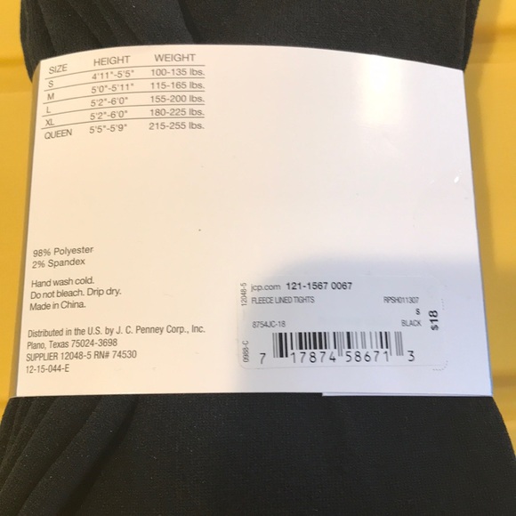 Fleece-lined tights - Picture 3 of 5